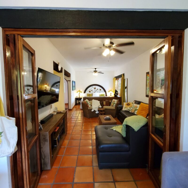 The living room at Casa Tortuga