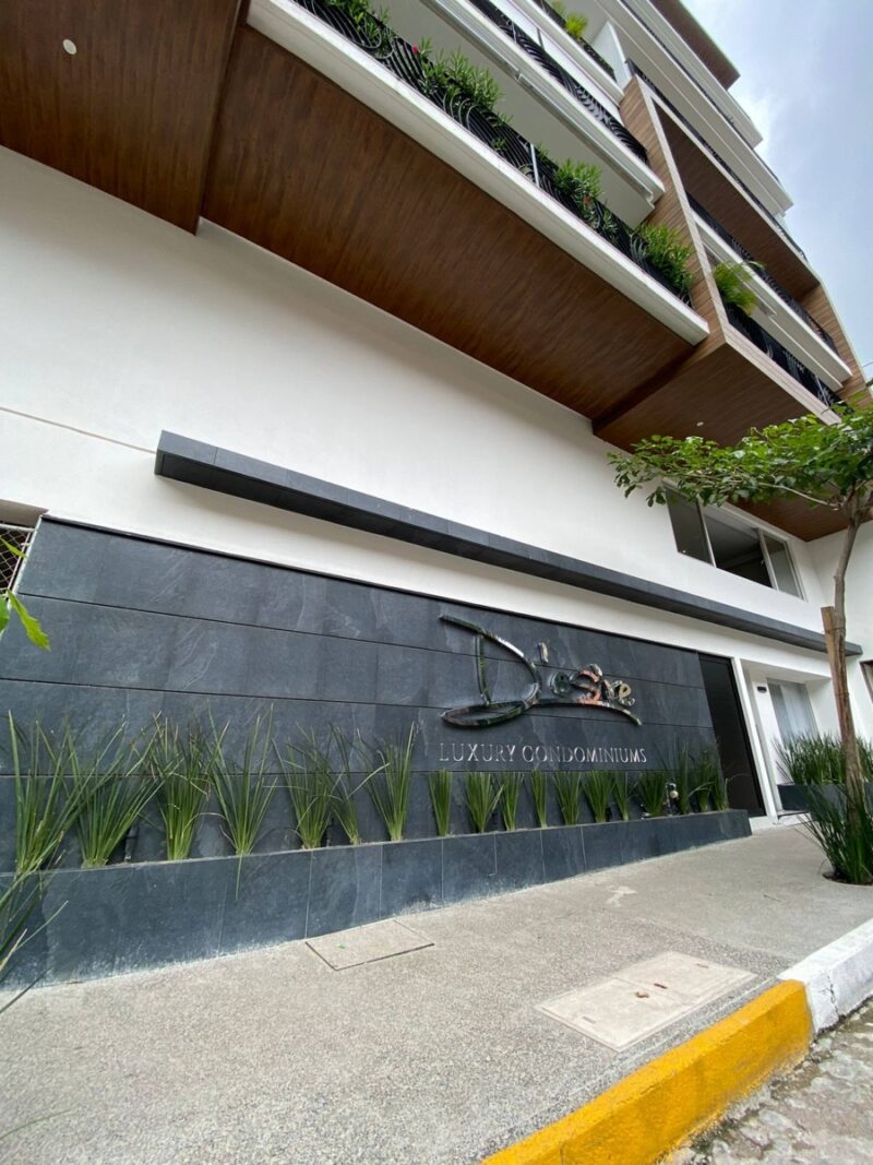 The Desire building from the street