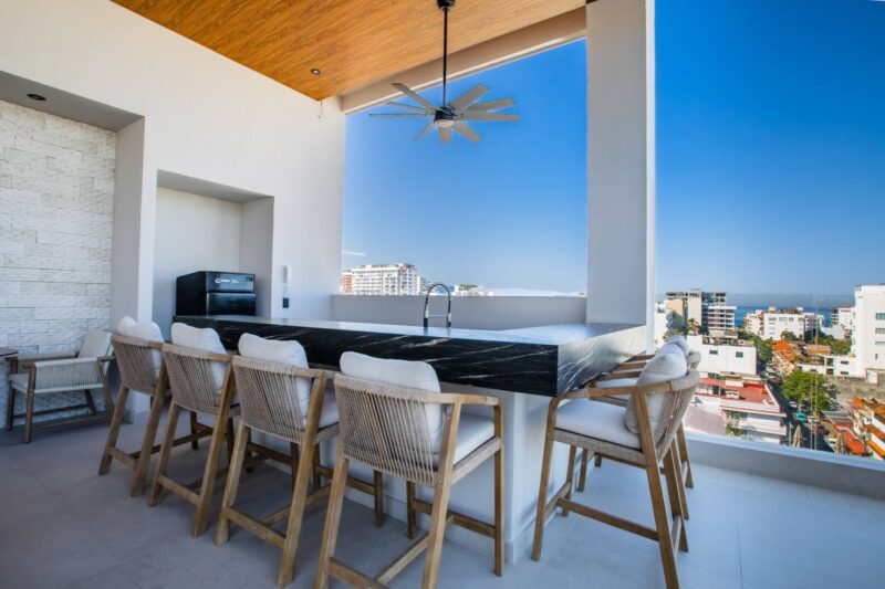 The rooftop bar at Dvine