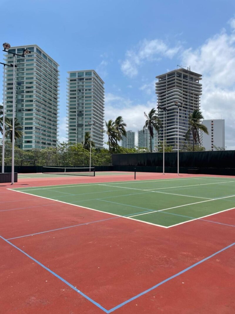 The Grand Venetian tennis court