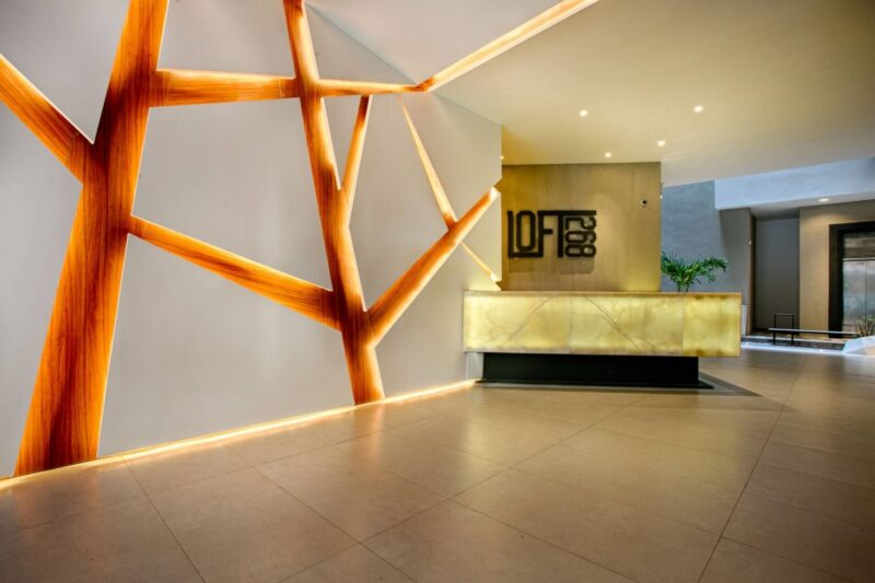 The Loft 268 lobby and reception desk